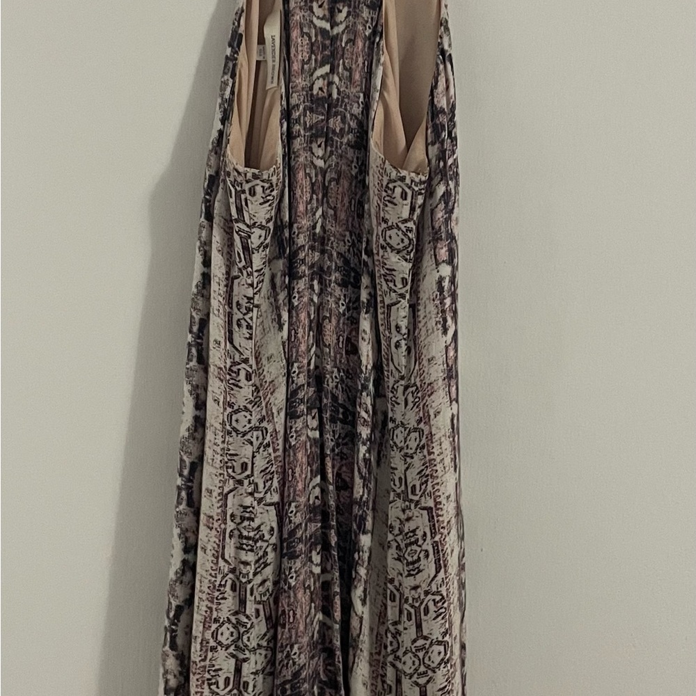 Lavender Brown Spaghetti Strap Dress